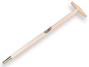 Edging tool handle ATLAS 85 cm, with grip and spring sleeve, for edging tools with pin