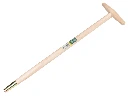Edging tool handle ATLAS 85 cm, with grip and spring sleeve, for edging tools with pin