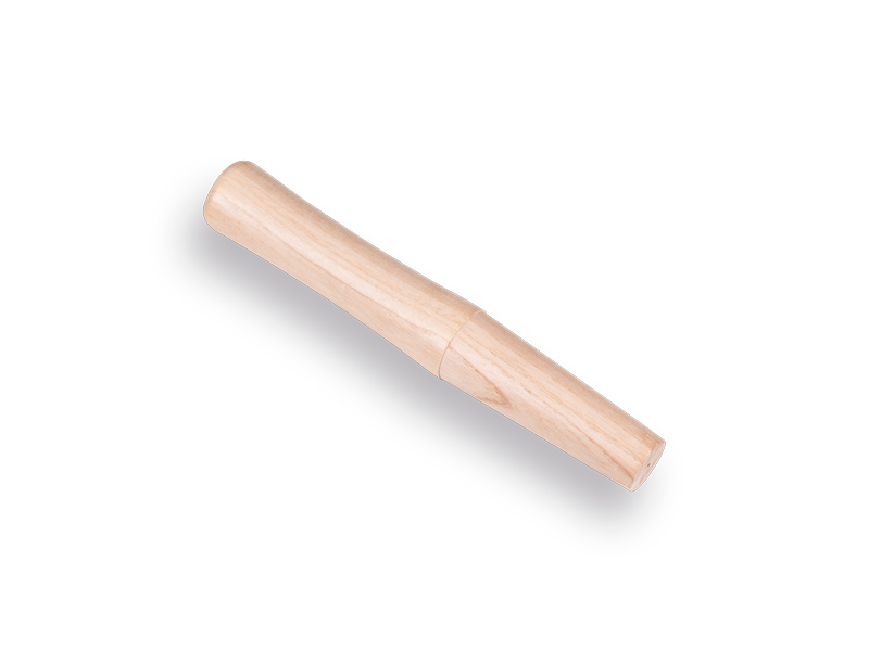 Atlas concrete scraper handle, 25 cm, tapered and milled end