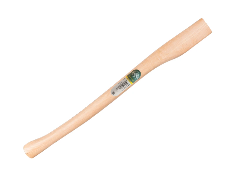 Axe handle ATLAS HICKORY 75 cm bent, head size 62 x 28 mm