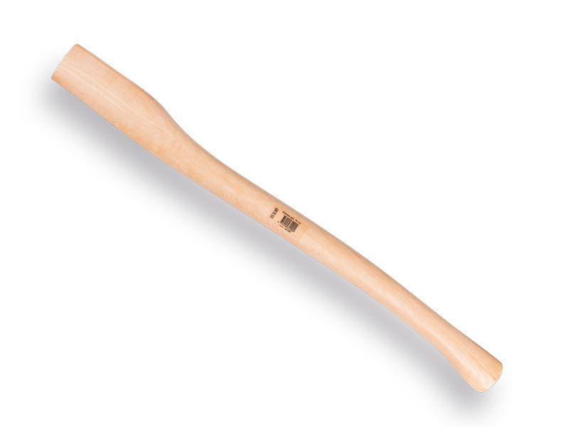 Bijlsteel ATLAS HICKORY 75 cm gebogen, kopmaat 62 x 28 mm
