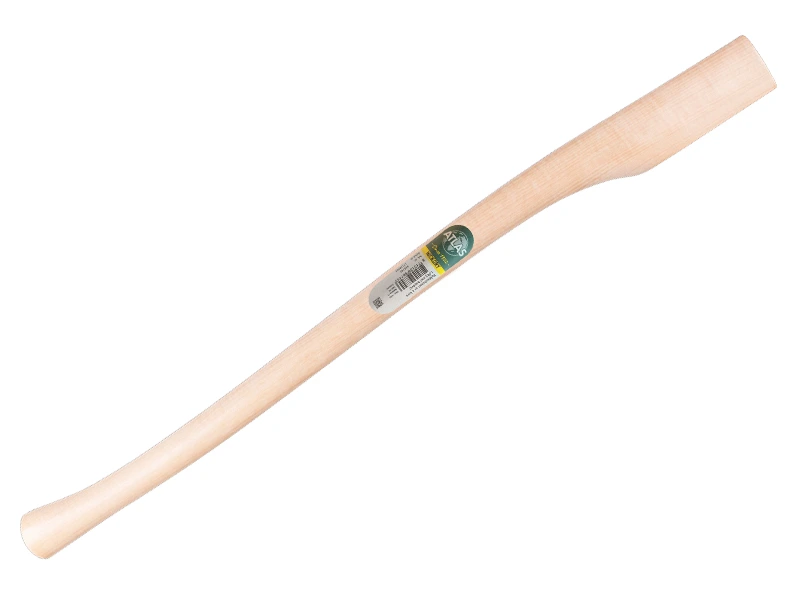 [431430] Manche de hache ATLAS HICKORY 90 cm courbé, dimension de tête 65 x 30 mm