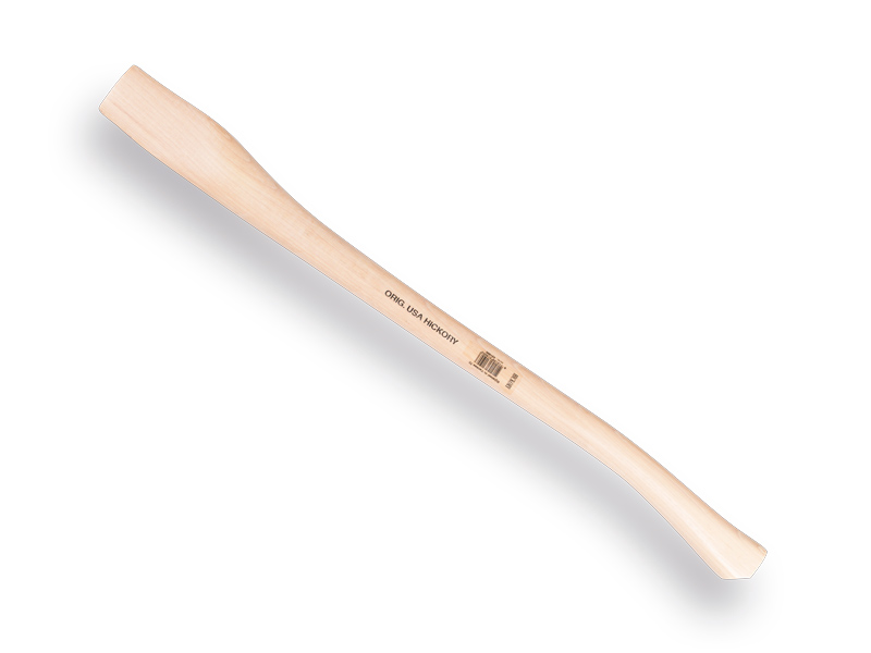 Beilstiel ADLER HICKORY 70 cm gebogen, Yankee-Modell, Kopfmaß 57 x 19 mm