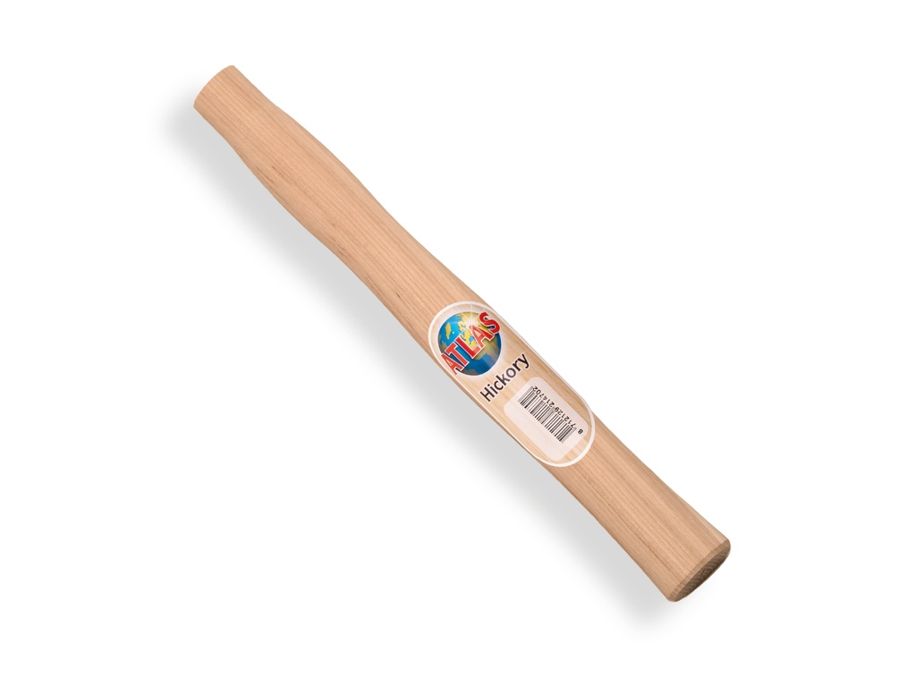 [435180] Schlosserhammerstiel ATLAS HICKORY 600 Gramm, Kopfmaß 16,5 x 28 mm gemäß DIN 5111