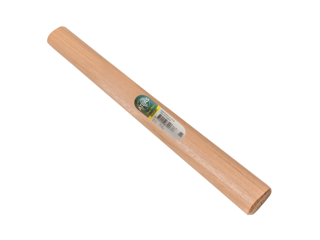 [435240] Rubber Hammer Handle ATLAS HICKORY 38 cm for no. 8 and 9, head size 34 x 24 mm