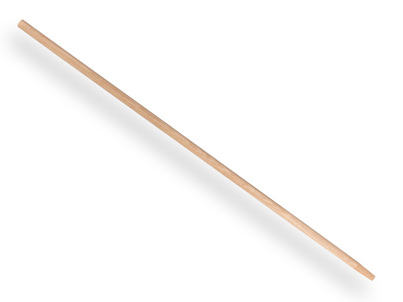 Leaf rake handle TAUARI 120 x 2.4 cm, tip 60 x 20 mm