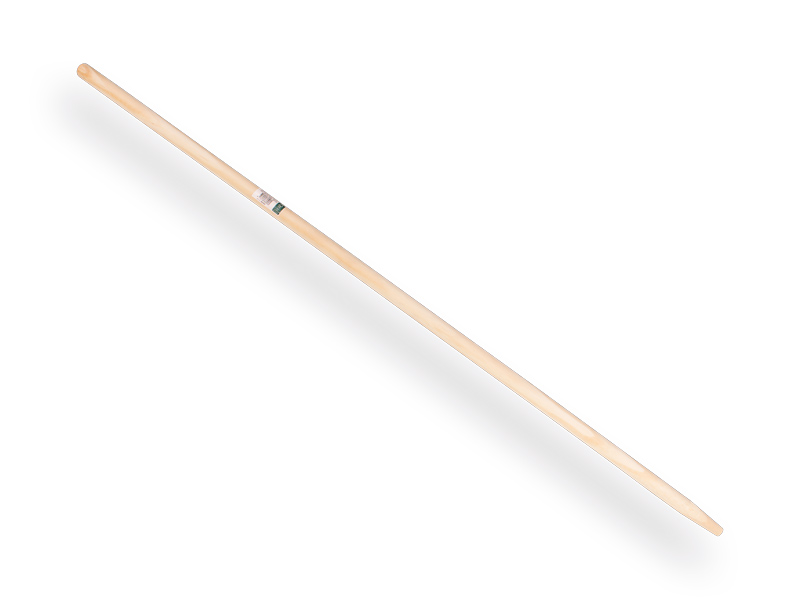 Manche de râteau - manche de pelle à neige IKAPE 140 x 2,8 cm, extrémité 85 x 16 mm, pour pelle à neige courbé, sans étiquette. FSC 100%