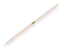 Draw hoe handle ATLAS 160 x 3.5 cm, with conical point, 22 mm end