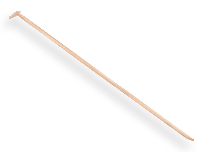 Hoe handle ATLAS 170 x 3 cm, with eccentric point and teardrop grip