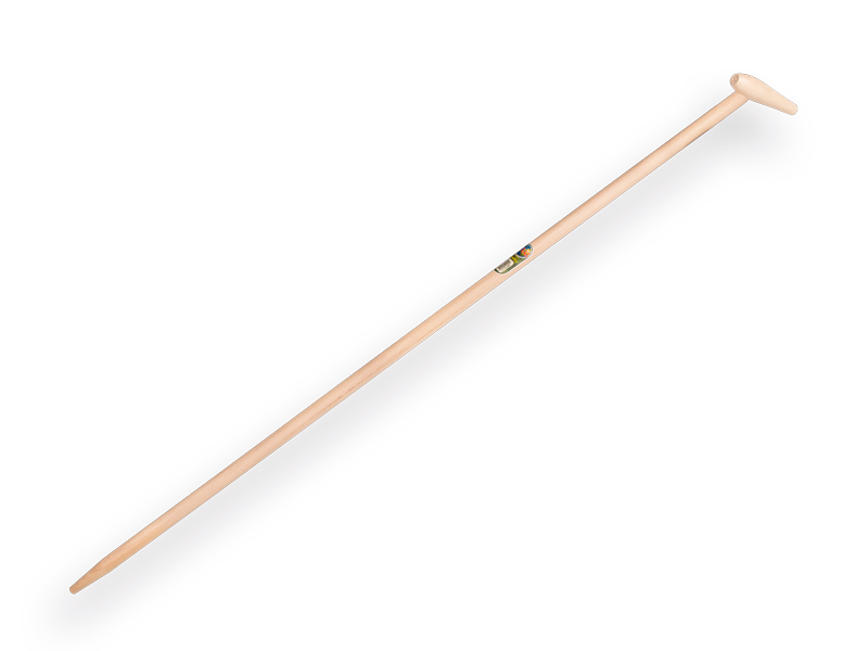 Hoe handle ATLAS 170 x 3 cm, with conical point and teardrop grip