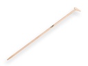 Schoffelsteel ATLAS 170 x 3 cm, met conische punt en druppelkruk