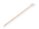 Hoe handle ATLAS 160 x 3.2 cm, with conical tip 60 x 20 mm and through-mount T-grip