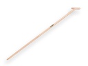 Hoe handle ATLAS 180 x 3.2 cm, with eccentric tip and through-mount T-grip