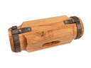Maillet a poteaux frison - maillet pour poteaux ATLAS, bois de frêne lamellé, anneaux en acier et ferrures latérales, sans manche, FSC 100%
