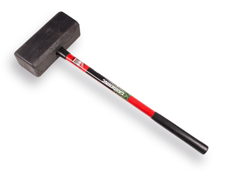 Fencing maul plastic straight, with fiber handle 90 cm