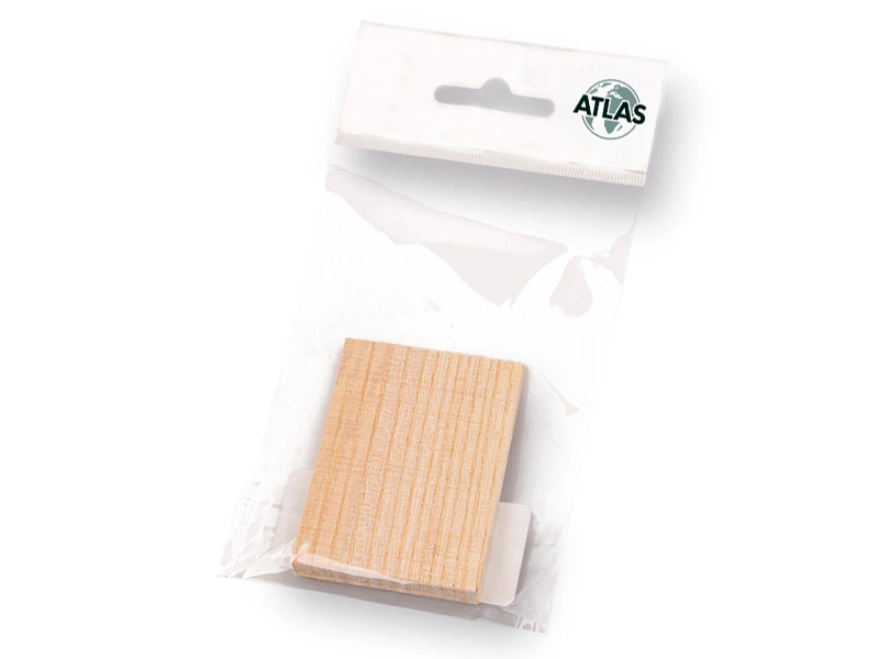 [651515] Holz Eschenholz Keil klein, 45 x 60 mm (pro Stück)