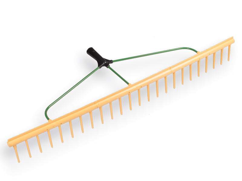 Poly rake - Hay rake JOST straight 24 tines 94 cm, with levelling strip, without handle