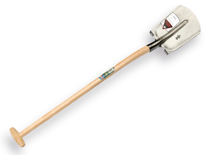 [700227] Steekbats RUHR BRILLANT 1/4 000, extra gehard en gepolijst, met ATLAS schopsteel 100 cm gebogen, FSC 100%