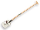 Steekbats RUHR BRILLANT 1/4 000 gepolijst, met ATLAS schopsteel 110 cm gebogen, FSC 100%