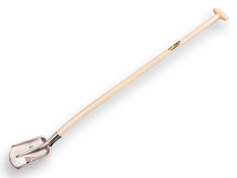 Steekbats RURH BRILLANT 1/4 000, extra gehard en gepolijst, met ATLAS schopsteel 130 cm gebogen