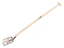 Digging shovel RUHR BRILLANT 1/4 000, extra hardened and polished, with ATLAS shovel handle 130 cm bent, FSC 100%