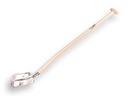 Digging shovel RUHR BRILLANT 1/4 000, with step and ATLAS gooseneck shovel handle 110 cm extra double bent