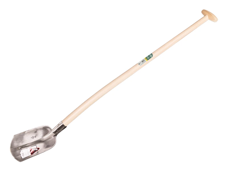 [700270] Pelle RUHR BRILLANT 1/4 00, extra trempé et poli, avec manche de pelle ATLAS 110 cm courbé, FSC 100%