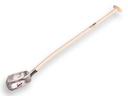 Digging shovel RURH BRILLANT 1/4 00, extra hardened and polished, with ATLAS shovel handle 110 cm bent