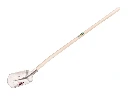 Scoop Shovel RUHR BRILLANT 1/2 0, extra hardened and polished, with ATLAS shovel handle 130 cm bent, FSC 100%