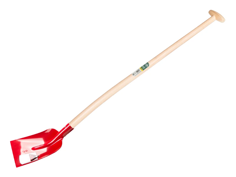 Betonschaufel RUHR BRILLANT 3/4 0 rot, gehärtet mit ATLAS Schaufelstiel 110 cm, FSC 100%