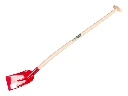 Concrete Shovel RUHR BRILLANT 3/4 0 red, hardened with ATLAS shovel handle 110 cm, FSC 100%