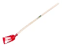 Concrete shovel RUHR BRILLANT 3/4 0 red, hardened with ATLAS shovel handle 130 cm, FSC 100%