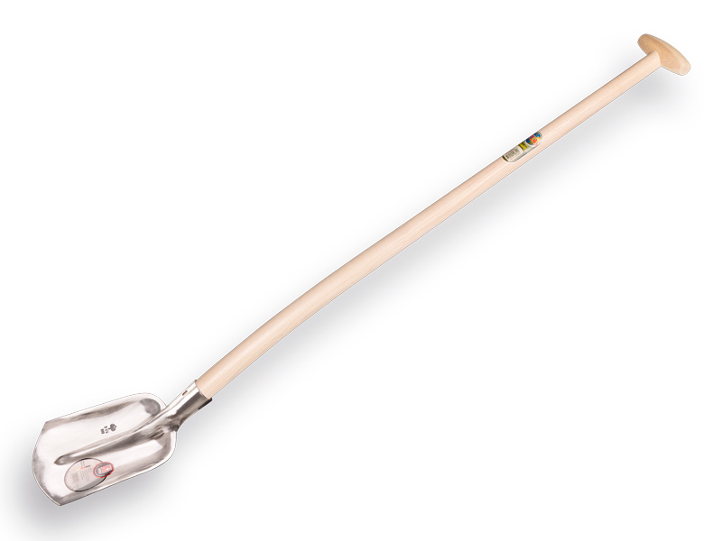 Steekbats ABC 1/4 000, gehard en gepolijst, met ATLAS schopsteel 110 cm gebogen, FSC 100%