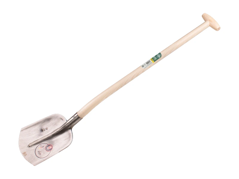 Pelle ABC 1/4 00, trempé et poli, avec manche de pelle à col de cygne ATLAS 90 cm fortement courbé