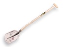 Pelle ABC 1/4 00, trempé et poli, avec manche de pelle à col de cygne ATLAS 90 cm fortement courbé