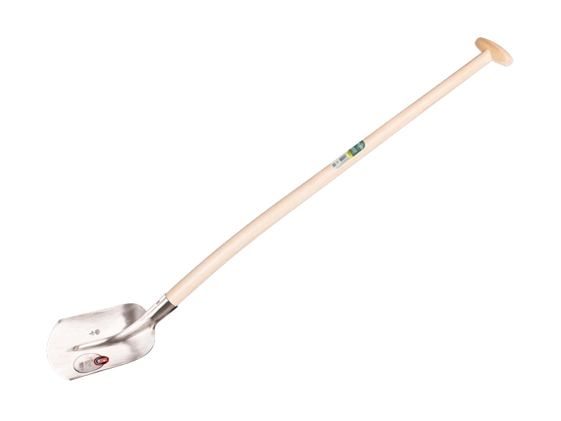 Scoop Shovel ABC 1/2 0, hardened and polished, with ATLAS shovel handle 110 cm bent, FSC 100%