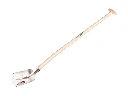 Scoop Shovel ABC 1/2 0, hardened and polished, with ATLAS shovel handle 110 cm bent, FSC 100%