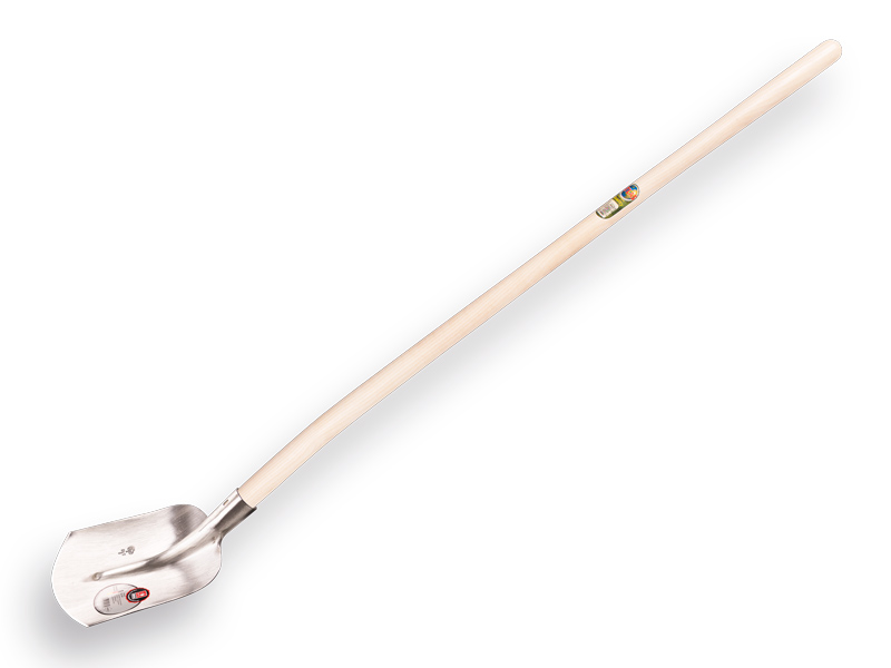 [705246] Pelle à sable ABC 1/2 0, trempé et poli, avec manche de pelle ATLAS 130 cm courbé, FSC 100%