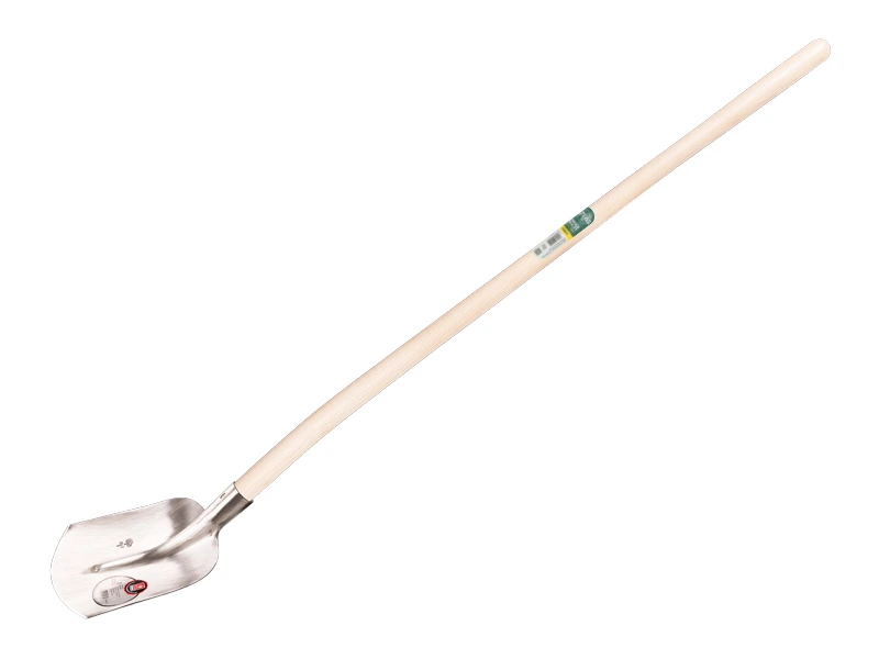 [705246] Scoop Shovel ABC 1/2 0, hardened and polished, with ATLAS shovel handle 130 cm bent, FSC 100%