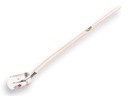 Scoop shovel ABC 1/2 0, hardened and polished, with ATLAS shovel handle 130 cm bent