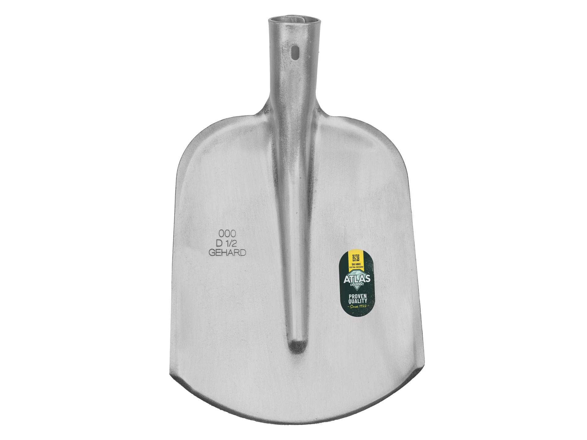 [735406] Flachschaufel ATLAS DIAMANT 1/2 000 gehärtet, blank poliert, ohne Stiel