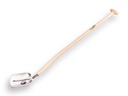 Digging shovel ATLAS DIAMANT 1/4 00 hardened, polished, with ATLAS gooseneck shovel handle 110 cm extra double-bent
