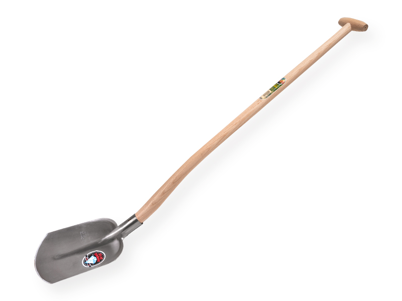 [735473] Digging shovel ATLAS DIAMOND 1/4 000 hardened, polished, with ATLAS gooseneck shovel handle 110 cm double bent