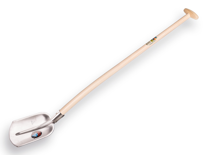 [735488] Digging shovel ATLAS DIAMANT 1/4 000 hardened, polished, with ATLAS shovel handle 110 cm bent, FSC 100%