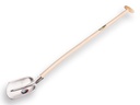 Digging shovel ATLAS DIAMANT 1/4 000 hardened, polished, with ATLAS shovel handle 110 cm bent, FSC 100%