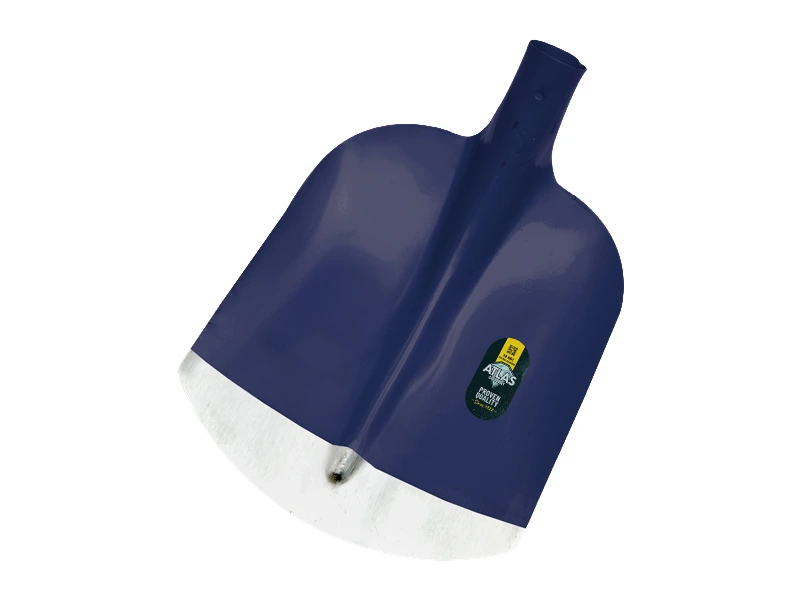 [755590] Scoop Shovel ATLAS DIAMOND 3/4 2 blue, hardened and polished, without handle