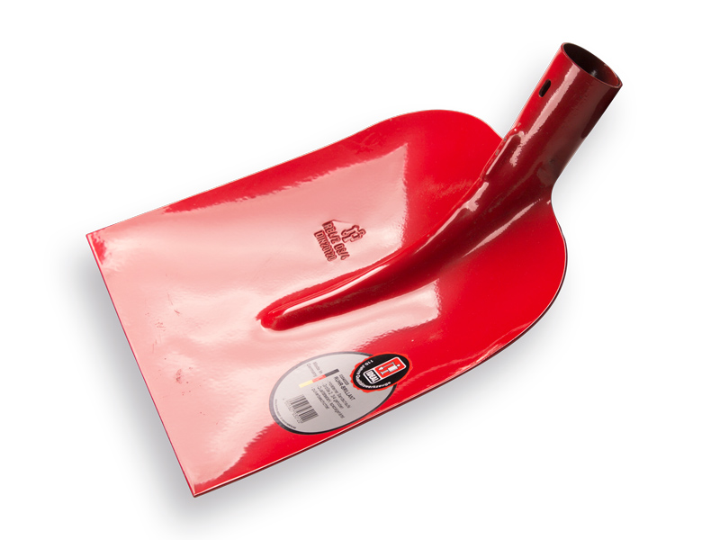 Concrete shovel RUHR BRILLANT Holsteiner 3/4 2 red, without handle
