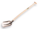 Scoop shovel ATLAS 3/4 0 hardened, with ATLAS shovel handle 100 cm bent