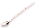 Scoop Shovel ATLAS 3/4 0 hardened, with ATLAS shovel handle 130 cm bent, FSC 100%
