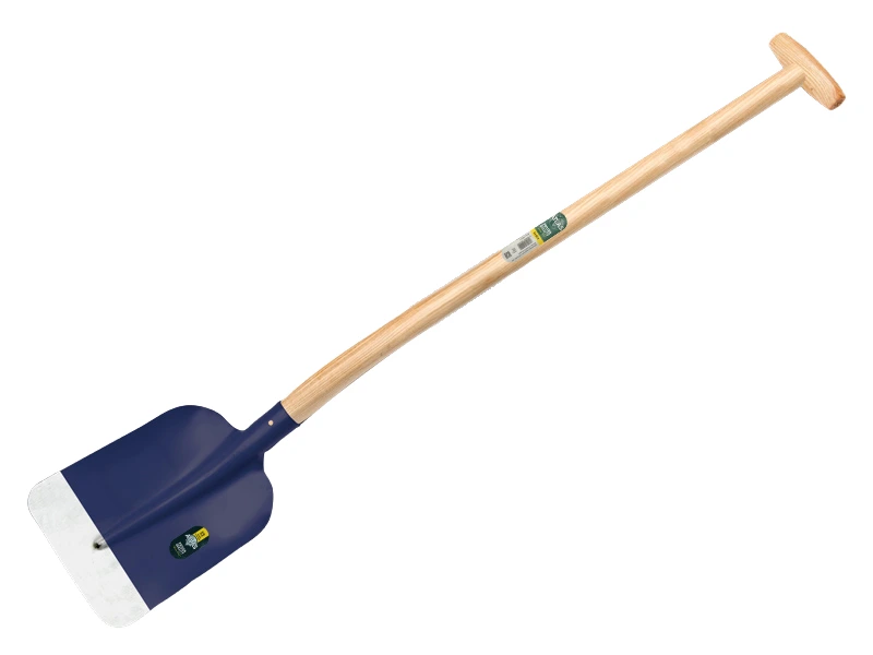 [770592] Betonschaufel ATLAS DIAMANT 1/2 0 blau abgerundet, mit ATLAS Schaufelstiel 110 cm gebogen, FSC 100%